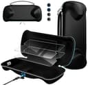 ivoler Tasche für PlayStation Portal Remote Player mit Ladefunktion, [2X Panzerglas] Stoßfeste Hard Shell Tragetasche, Schutzhülle & Zubehör-Set für PS Portal, Schwarz - 1