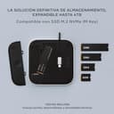 SATECHI Mac Mini M4 Hub & Soporte con Carcasa SSD NVMe, Dock en Aluminio con 2X Puertos USB-A 10 Gbps, 1x USB-A 480 Mbps, Lector SD y Ventilación Optimizada, para Mac Mini M4 y Pro - 3