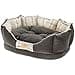 Ferplast Charles 60 Dog Bed with Cushion, Soft Velour, Washable, 56 x 42 x 20 cm, Brown - 3