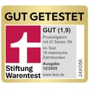 Oral-B iO Series 3 Elektrische Zahnbürste Geschenkset Edition — Electric Toothbrush Inkl. 3 Aufsteckbürsten, 3 Putzmodi für Zahnpflege — Designed by Braun, GUT GETESTET von STIFTUNG WARENTEST, Schwarz - 3