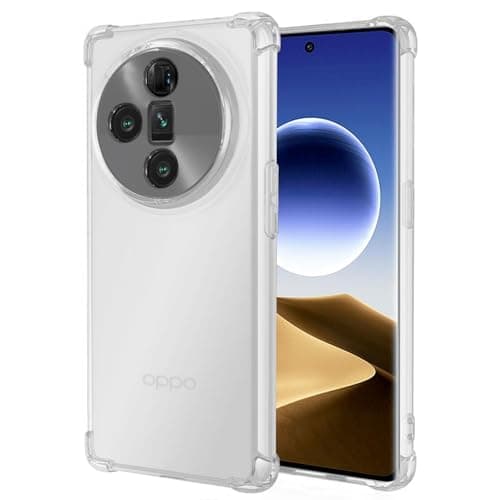 Wanyuexes Case for Oppo Find X7 Ultra Case, PHY110 Case, Soft Clear TPU Phone Cases, Slim Silicone Protective Shockproof Transparent Cover for Oppo Find X7 Ultra 5G Crystal Clear