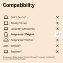 by Amazon Lungo Intenso Nespresso Compatible Plastic Coffee Caplused, Medium Roast, 100 Count (2 Packs of 50), Rainforest Alliance Certified - 5