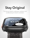 ESR Custodia con protezione per lo schermo per Apple Watch Ultra 3/2/1 49mm (2025/2024/2023/2022), Protezione militare, Lega di alluminio con 2 protezioni in vetro Armorite, Rimani originale, Nero - 5