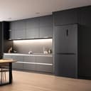 CHiQ Frigorifero americano Cross Door,Total No Frost, Grande capacità 415 Litri,Zona multi-temperatura Care+,SuperCool,182.5cm,compressore Smart Inverter,37db,Nero,Frigo 4 porte - 6