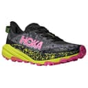 HOKA Womens Speedgoat 6, Black/Neon Hoka Citrus, 5 UK - 2