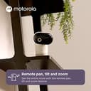 Motorola Nursery PIP1010 CON Baby Monitor-mit Kamera-Schwenken, Neigen, Zoomen und Nachtsicht-Wandhalterung-Motorola Nursery App-Raumtemperatur, Zwei-Wege-Kommunikation und Schlaflieder, Schwarz - 5