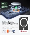TORRAS Guardian-Mag für iPhone 17 Pro Hülle für MagSafe (Zertifizierte Militärschutz und Magnetkraft) Handyhülle iPhone 17 Pro Case Extrem Haltbarkeit Hülle Stoßfest Kratzfest Cover, Matt Blau - 3