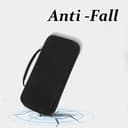 GMUJIAO Compatibile con Sony Playstation Portal per Custodia,Handheld Borsa Protettiva,Custodia Protettiva Eva,Protezione Completa/Stand Deisgn-Nero - 4