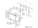 Siemens SN57TS00CE, iQ700, lavastoviglie parzialmente integrata, Home Connect, lavastoviglie Made in Germany, cassetto portaposate, essiccazione zeolite, varioSpeed, programma intelligente, glassZone - 8