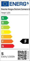 KIMIMARA Pannelli LED Luci Esagonali Parete - Smart RGB Hexagon Lampada Muro Controllo App e Touch - Gaming accessori Light Sincronia Musica Componibili Luce per Stanza Wall - 6