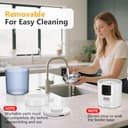 PF1-6L Comedero Gato Automatico WiFi, Cámara 1080P HD, Cuenco de Acero Inoxidable, Programable y con raciones, Antisuciedad y Cierre automático de Salida, Batería de Reserva - 8