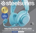 SteelSeries Arctis Nova 3P - Cuffie da gioco multipiattaforma wireless - Controllo via app - Batteria 40h - Driver magnetici al neodimio - 2,4GHz/BT - Mic staccabile - PS5, PS4, PC, Switch - Acqua - 14