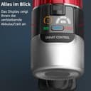 Rowenta X-Force Flex 9.60 Complete, Akku Stab-Staubsauger, tiefenreinigende Kraft, Akku Staubsauger mit 100 AW, vollständiges Reinigungsset, LED-Leuchten, kabellos, langlebiger Akku, rot, RH2099WO - 8