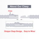 Bellitia Jewelry Bracciale Infinito Argento Placcato Oro Bianco con Zirconi CZ Delicato Classico Donna, Bracciale Tennis Donna Ragazza Bracciale, Regalo alla moda Donna 3mm, 18cm - 8