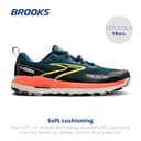 Brooks 1104261D482 Cascadia 18 Men Legion Blue/Black/Flame UK 10 - 2