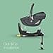 Maxi-Cosi FamilyFix 360 i-Size Base, Rotating Car Seat System, 360 Swivel ISOFIX Base, 0-4 Years (40-105 cm), One-Hand FlexiSpin Rotation, TravelSafe Rotation Control, Click & Go, Black - 5