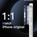 JETech Kameraschutz für iPhone 17 Pro 6,3 Zoll, 9H Gehärtetes Glas, Anti-Kratzer, Hat Keinen Einfluss auf die Hülle, Beeinträchtigt Nachtaufnahmen Nicht, HD Klar, 3 Stück (Durchsichtig) - 5