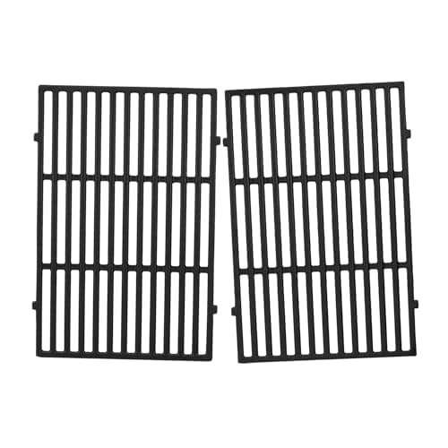 Spirit 300 Cast Iron Cooking Grate for Weber Spirit 300 Series E310, E320, E330, S310, S320, S330, SP320 Gas Grills (with Front Control Buttons), 44.5 cm 7638 7639 Grate for I & II 300 Replacement