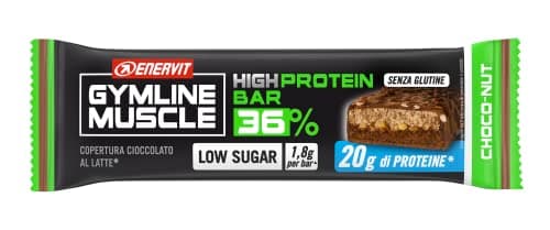 Enervit Gymline - High Protein Bar 36% Barretta Proteica Choco Nut, 55g