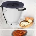 Kenny Professional Silikon Profi-Frischhaltedeckel "Überzieher" kompatibel mit Kenwood Cooking Chef XL Connect, spülmaschinenfest mit Airlock-Ventil (Anthrazit) - 7