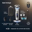 Philips i9000 Prestige Ultra, Afeitadora Eléctrica Hombre, Máquina de Afeitar Barba Seco y Húmedo, SkinIQ Pro, Base de Carga, Recargable, Estuche, Centro de limpieza, Recortador, Naricero, XP9404/38 - 8