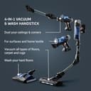 Rowenta Xforce Flex 9.60 AQUA, Aspirapolvere Senza Fili Lava e Aspira, Potente, batteria fino a 45min di autonomia, Tecnologia Flex, Regolazione Automatica della Potenza, Smart Display, RH20C2 - 5