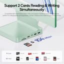 PULWTOP Aggiornato Hub iMac per M1/M3/M4, accessori iMac con custodia SSD (SSD non incluso), hub USB C per iMac da 24 pollici con HDMI 4K a 60 Hz, 2,5 GbE, USB A/C (Verde) - 7