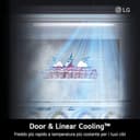 LG GSXE91EVAD Frigorifero Americano Side by Side InstaView Door-in-Door, Classe D, 628 L, Wi-Fi, Frigorifero con Dispenser Acqua UVnano Senza Allaccio, Tecnologia Door and Linear Cooling, Acciaio Nero - 6