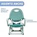 Chicco Pocket Snack Alzador de Silla para Niños para Comer, Apto de 6 Meses hasta 3 Años (15 kg), Trona de Viaje Portátil y Ajustable para Bebés, Compacta y con Bandeja Desmontable - Verde (Sage) - 4