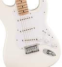 Squier by Fender Sonic Stratocaster HT, E-Gitarre, Ahorngriffbrett, Weiße Schlagplatte, Arctic Weiß, Inklusive kostenloser virtueller Kurse auf Fender Play - 7