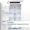 Bosch KIN86NSE0, Serie 2, Einbau-Kühl-Gefrierkombination, 177,5 x 56 cm Nische, 184 L Kühlen & 76 L Gefrieren, Made in Germany, No Frost, MultiBox XXL für Obst und Gemüse, flüsterleise, LED Light - 8