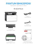 PANTUM BM4209DW Stampante Laser Multifunzione WIFI, Stampa Fronte e Retro Automatica Bianco e Nero, 3in1(Stampa/Copia/Scan), 30ppm, USB，Wireless, Display LCD, Inbox Toner 1000 Pagine, Cavo USB incluso - 9