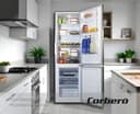 Corbero - Frigorífico Combi Estático | CCH1824EX | 262L | 180cm | Cajón Crisper | Luz LED | Estanterías Cristal | Hueveras y Cubiteras | Inox - 7