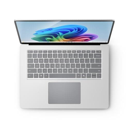 Microsoft Surface Laptop 7 Copilot+ PC Qualcomm Snapdragon X1E-80-100 38,1 cm (15") Touchscreen 16 GB LPDDR5x-SDRAM 256 GB SSD Wi-Fi 7 (802.11be) Windows 11 Home Platin (ZHG-00005)
