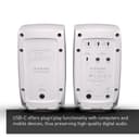 ADAM Audio D3V Active Desktop Monitoring System with USB-C Connection (Pair, White) - 2