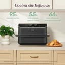 Cosori Freidora de Aire Dual Blaze TwinFry 10 Litro-True Metal-Doble Resistencia 2800 W (35–240 °C)-Divisor para Zonas de la Gran Doble Cesta-6 Funciones-Smart WiFi-Máx 10 Personas-Limpiable - 4