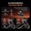 MAONO PD200W Hybrid Podcast Micrófono para PC,Conexión inalámbrica, USB y XLR dinámico micrófono con brazo articulado, Software, Cancelación de Ruido, para Podcast,Streaming,Gaming,Studio y Voice over - 4