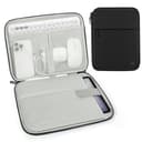 Dadanism 13 Pulgadas Funda Bolsa Protectora Acolchada para iPad Pro 13" M4 2024, iPad Air 13" M3 M2, iPad Pro 12,9", Galaxy Tab S10+/S10 Plus/S9 FE+/S9 FE Plus/S9+/S9 Plus 12,4", Tab P12 12,7",Negro - 1