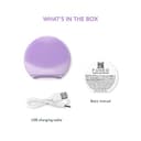 FOREO Luna 4 go Facial Cleansing Brush & Firming Face Massager - Premium Face Brush - Enhances Absorption of Skin Care Products - Simple Face Care Travel Accessories - All Skin Types - Lavender - 6