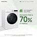 Samsung Lavatrice Bespoke AI WW90DB7U34GW/U3, Libera Installazione, 9 Kg, 1400 RPM, Wifi, AI Control, Ecolavaggio Rapido 39', Vapore, Carica Frontale, 60l x 85h x 60p cm - 4