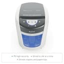 Leitz IQ OptiMax Small Office 225 P5 Micro-Cut Paper Shredder, Unique Bin Rotation Technology, 45% More Bin Capacity, 225 x A4 Sheets In Bin (15L), Shreds 8-6 Sheets (70-80 gsm), 20-Minute Run Time - 5