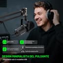 FDUCE SL40+ Microfono dinamico, kit microfono USB/XLR per podcasting, giochi e streaming, uscita cuffie integrata, pulsante mute, pulsante guadagno - 3