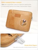 GAOCHY 15-16 Inch Shockproof Laptop Sleeve, Compatible with 16.2 Inch MacBook Pro 16 M4/M3/M2/M1 Pro/Max, 15.3 Inch MacBook Air 15 M4/M3/M2 2025-2023, XPS 16, 16 Inch Chromebook/Vivobook, Autumn Oak - 2