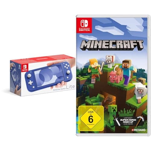 Nintendo Switch Lite - Blau & Minecraft Switch