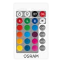 Osram STAR+ RGBW LED Lampe mit E27 Sockel, RGB-Farben per Fernbedienung änderbar, 9.7W, klassische Birnenform, Ersatz für 60W-Glühbirne, matt, LED Retrofit RGBW lamps with remote control, Einzelpack - 5