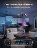 Govee Lampadina Intelligente Edison E27, RGBWW Lampada Dimmabile ST64, Compatibile con Matter e Google Assistant, 500lm, 16 Milioni di Colori, Lampadina a Filamento in Stile Vintage, Confezione da 2 - 5