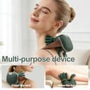 4D NackenmassagegeräT Kabellos, Elektrisches Shiatsu Massagegerät mit Wärme, 3 Massagegrade & 2 Temperaturstufen, Lindert Muskelverspannungen und Ermüdung, für Zuhause, BüRo, Reisen - 6