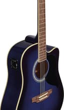 Chitarra acustica elettrificata. Tavola in abete laminato, fasce e fondo in linden. Adatto a chi fa il primo passo nel mondo della chitarra acustica. Dotata di preamplificatore VAN3L EQ. - 3