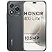 HONOR 400 Lite Smartphone 5G Dual SIM NFC, 8GB RAM 256GB Memoria, 108MP con pulsante AI telefono Android 15, 6.7 pollici AMOLED Eye-Care Display, 5230 mAh,IP64&SGS, Velvet Black [Versione italiana] - 1