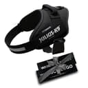 JULIUS K-9 IDC Powergeschirre Anthrazitgrau mit individuelle Klettaufschriften Bundle optionale Größe, Kleine, mittelgroße, und große Hunde, 16IDC+CUSTOMP-ANT - 1